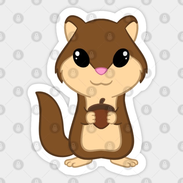 Chipmunk Sticker by Firestorm Fox